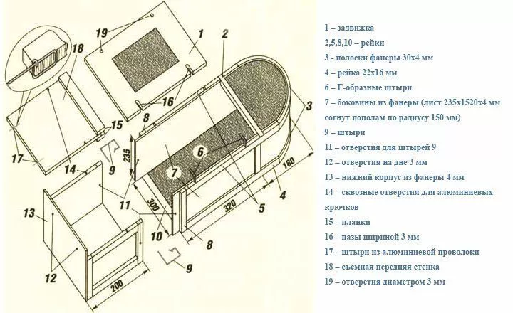 Роївня для бджіл: як зробити своїми руками, креслення